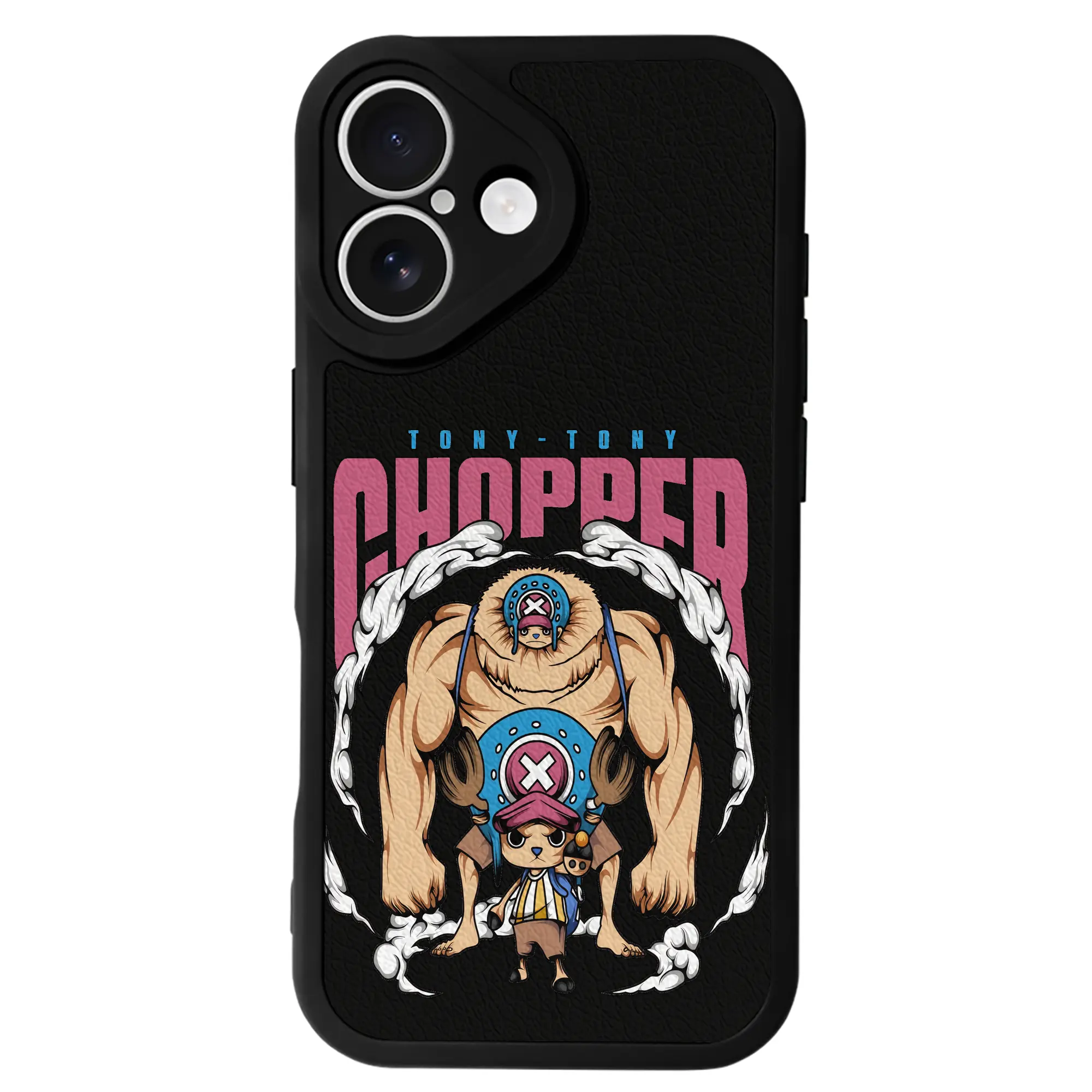 ワンピース グッズ トニートニー・チョッパー - IPhone 16シリーズ対応 ・ シリコンスマホケース ・ レザー調 ・ 高精度フィット ・ 耐衝撃 ・ ワイヤレス充電対応 ・ 精密カット